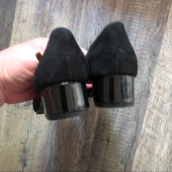 Gentle Souls | Black Suede Heels - Picture 3 of 7